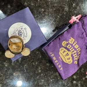 Disney Couture Gold and Purple Jewelry Set